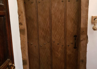 Oak Door and Casing in 17th Century House